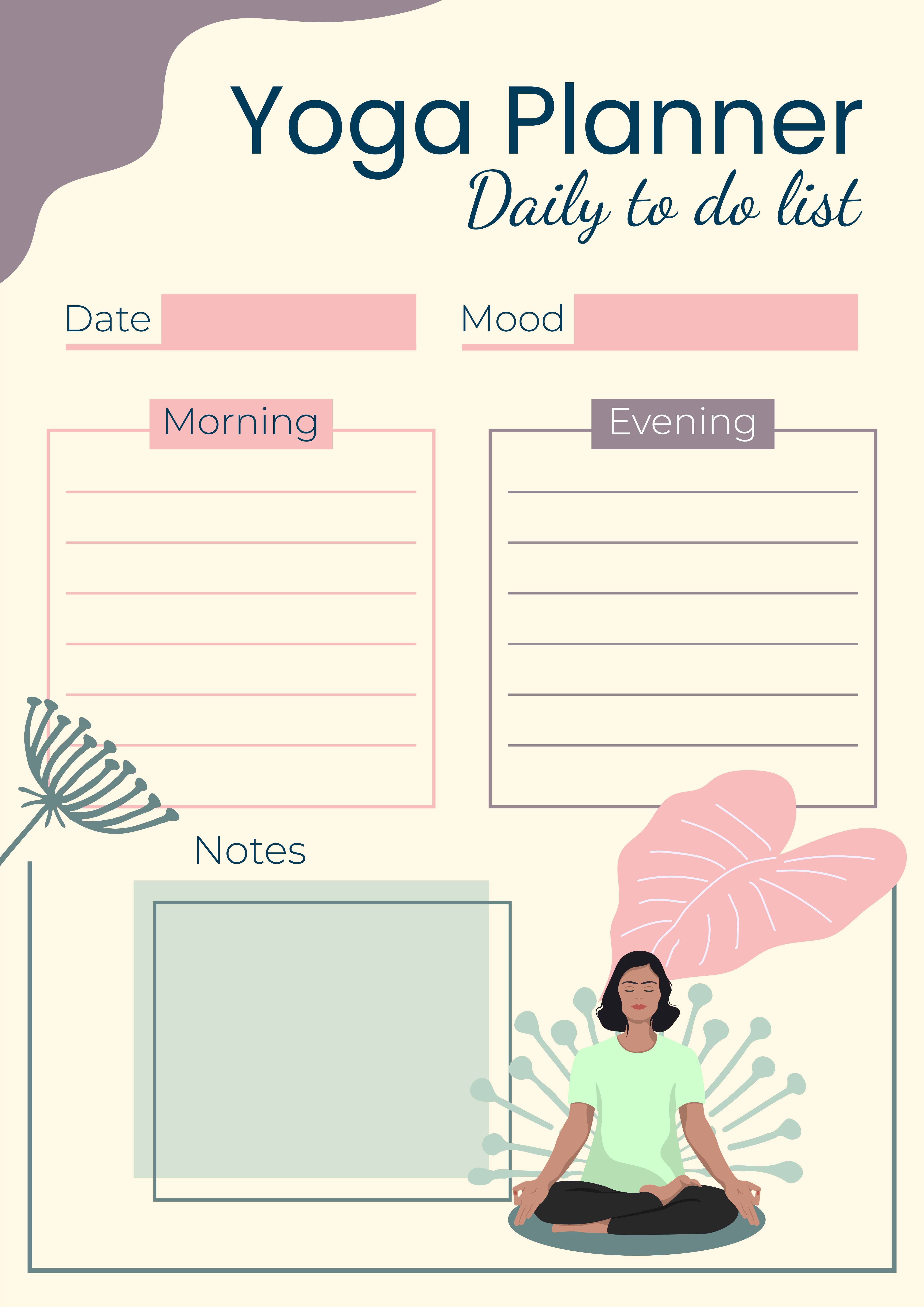 Шаблон: План осознанного дня